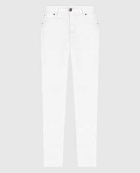 Twinset Белые джинсы с логотип патч 231TT2420
