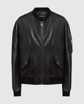 Dolce&Gabbana Кожаная черная куртка G9XT6LGF182