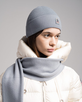 Parajumpers Сіра шапка Basic Hat з нашивкою логотипа 23WPAACHA01