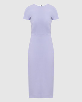 Victoria Beckham Фиолетовое платье-футляр 1223WDR004654A
