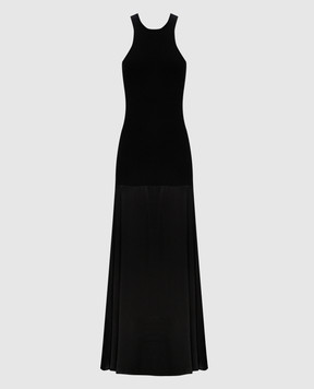 AERON Черное платье макси Angela ANGELA