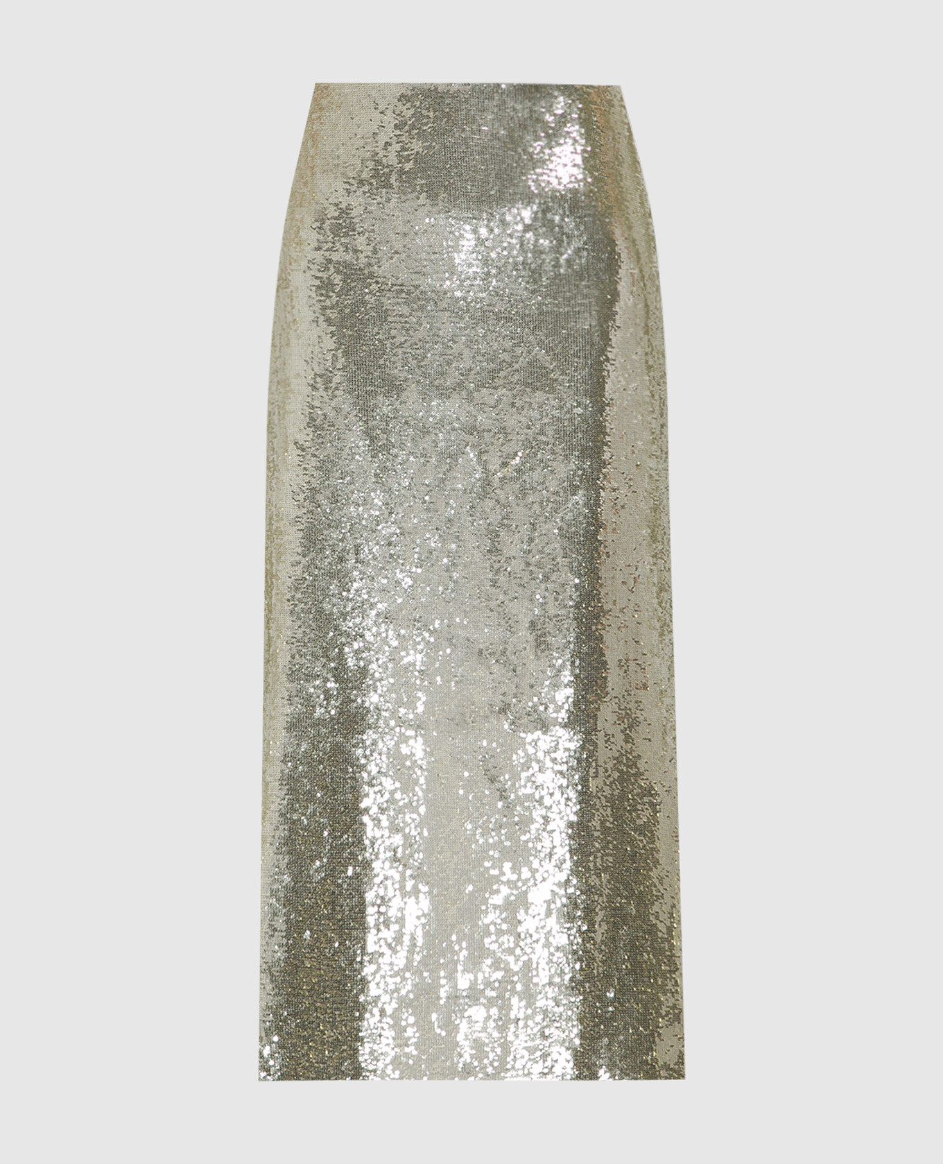 

Золотая юбка в пайетке., Золотистый, Юбки прямые