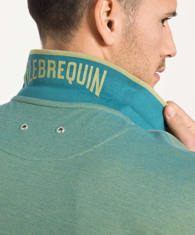 Vilebrequin Palatin green polo with logo embroidery PLTH2N02 изображение 5