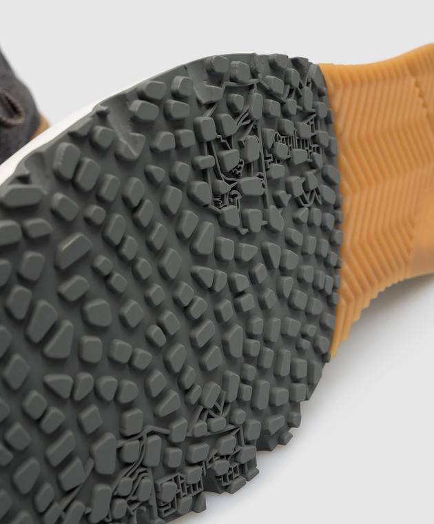 Brunello Cucinelli Сірі кросівки з вовни MZUWLBO253 зображення 5