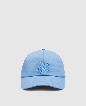 Vilebrequin Блакитна кепка з вишивкою CSNU2401m
