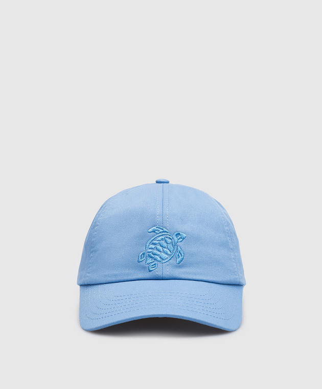 Vilebrequin Blue cap with embroidery CSNU2401m