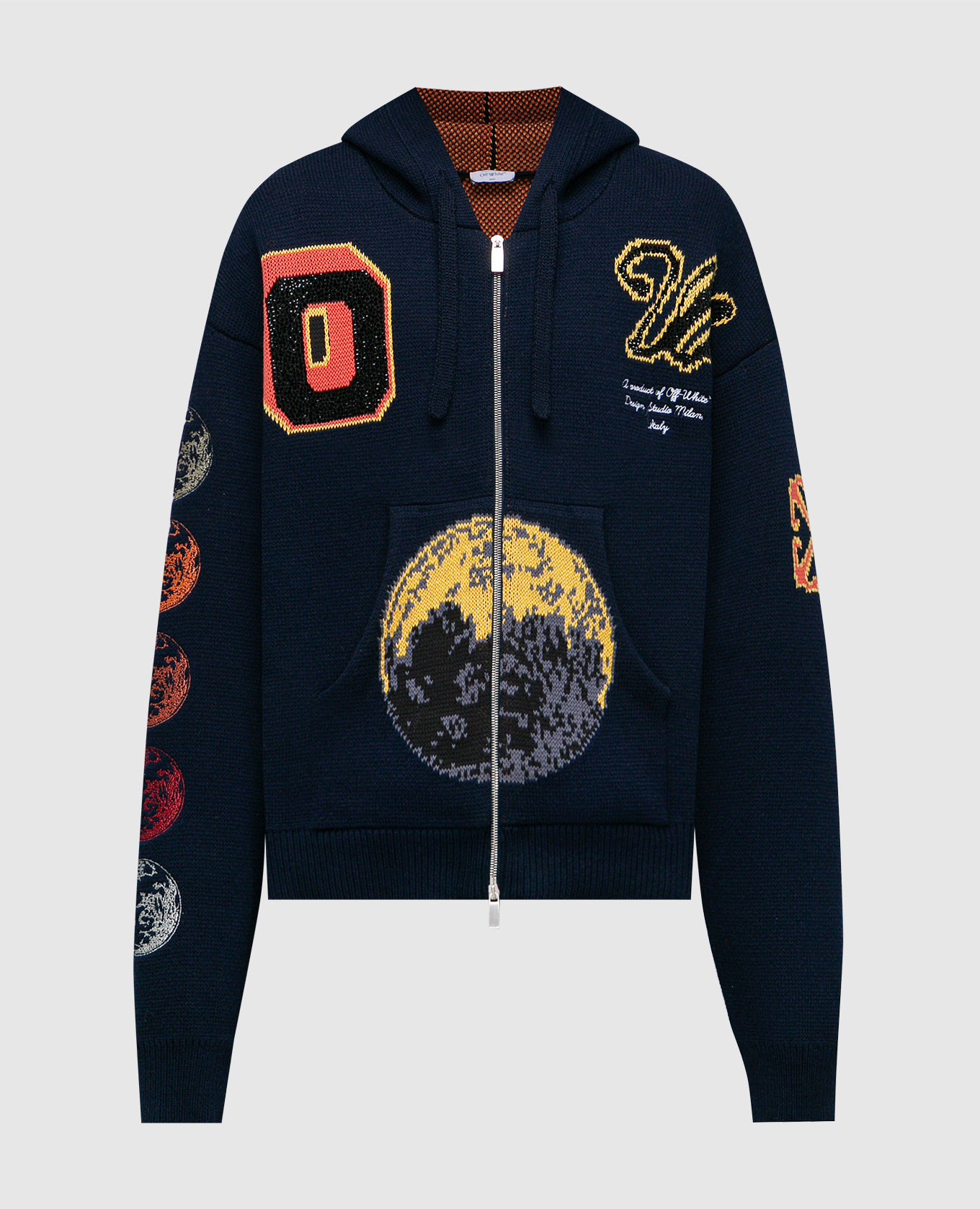 

Синий кардиган Cryst Moon Phase Vars с кристаллами, Кардиганы
