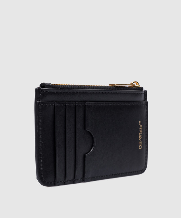 Mens Off-White Black Jitney Card Case Size: One Size