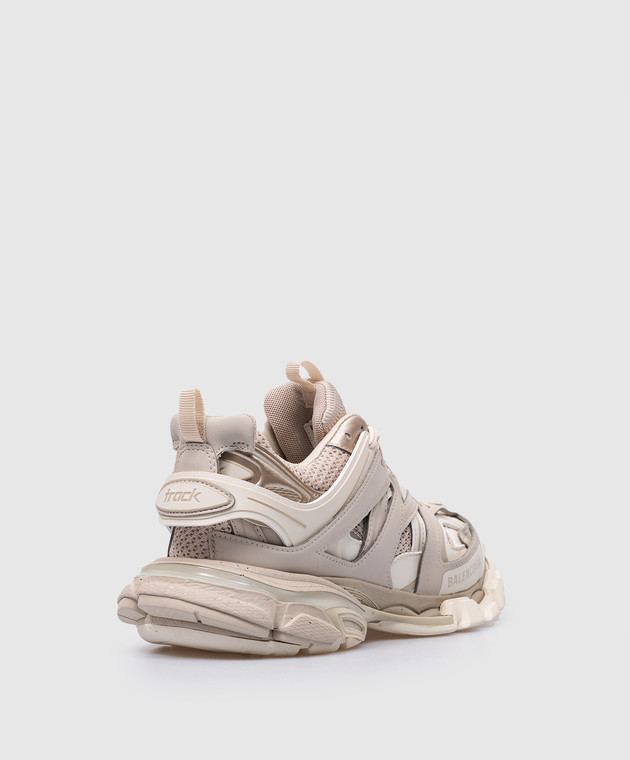 Balenciaga Бежевые комбинированные кроссовки Track 542436W3FE4 изображение 3