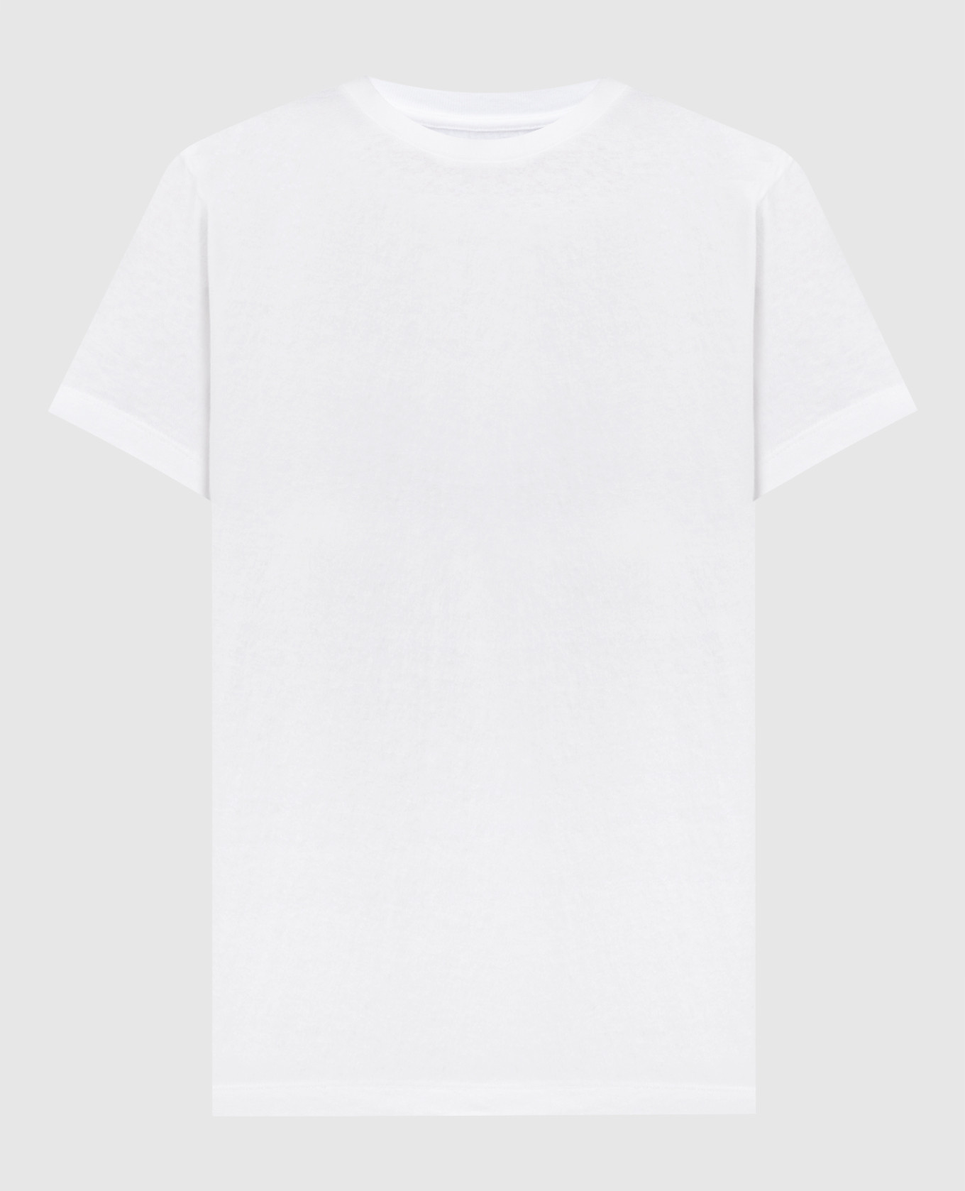 Emmylou white t-shirt with logo patch