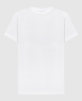 Khaite Белая футболка с нашивкой логотипа. 2266138W138