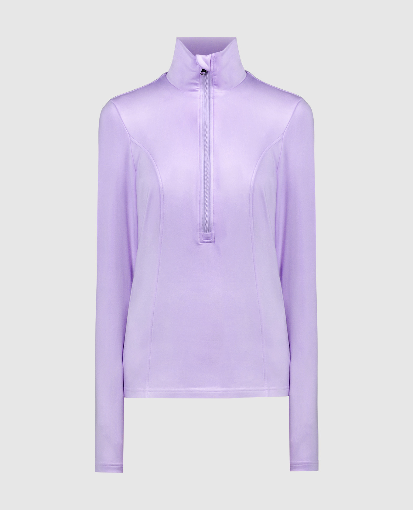 Purple Serena Ski Pully sports jacket with accent stitching