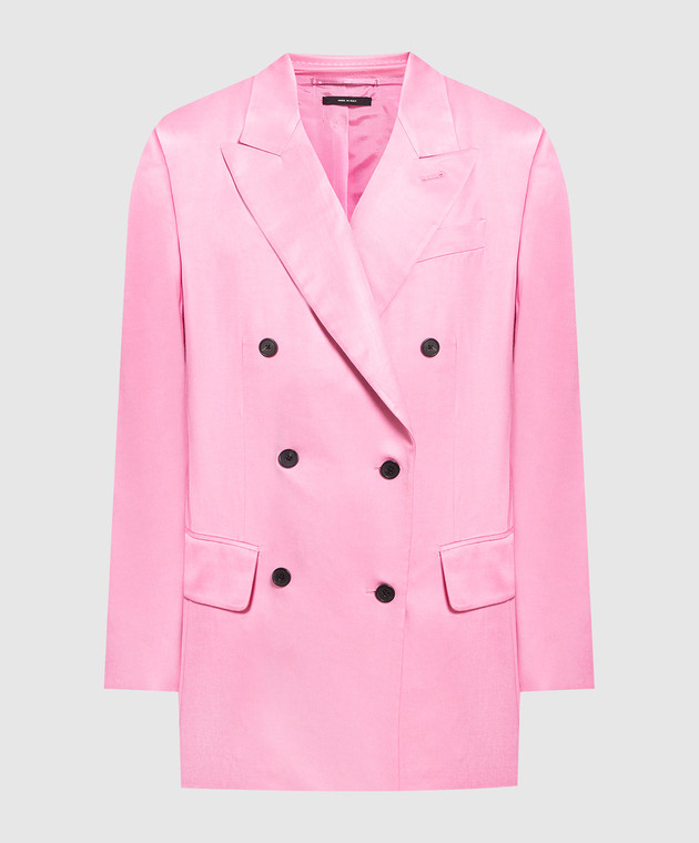 Tom Ford Pink double-breasted jacket GI2915FAX1016