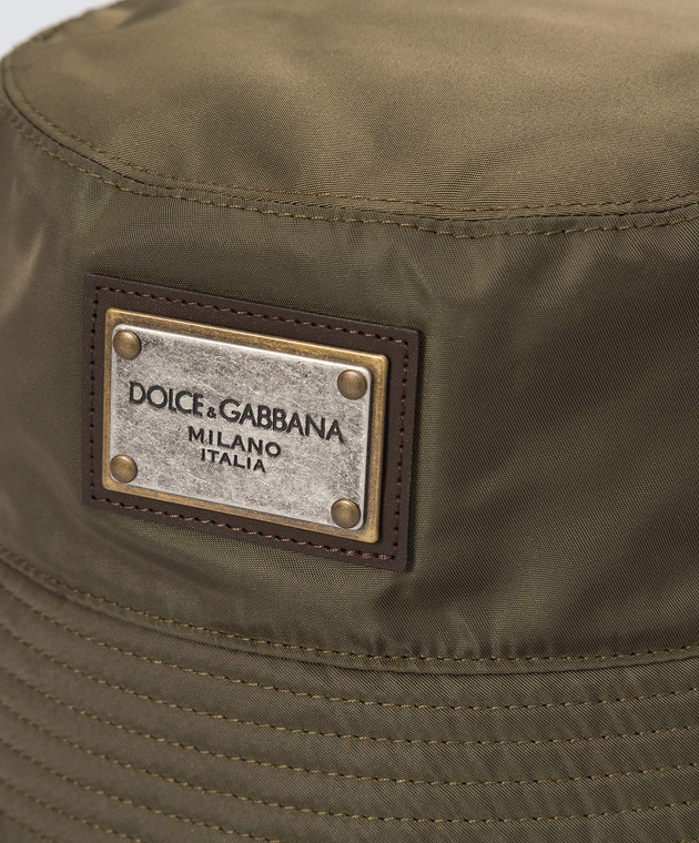 Dolce&Gabbana Панама з металевим патчем логотипу GH701AFUSNT зображення 4