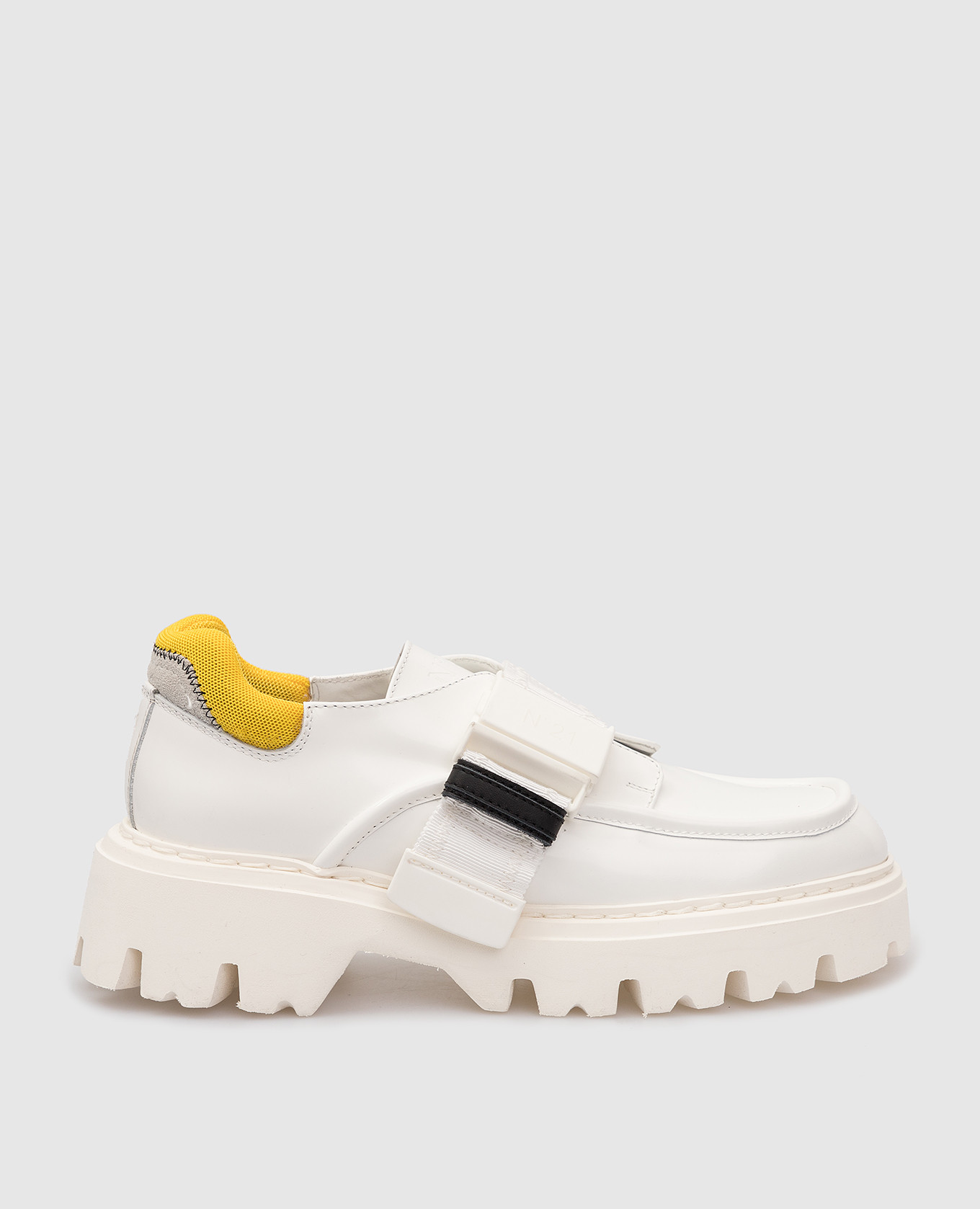 

Белые кожаные лоферы, Белый, Лоферы