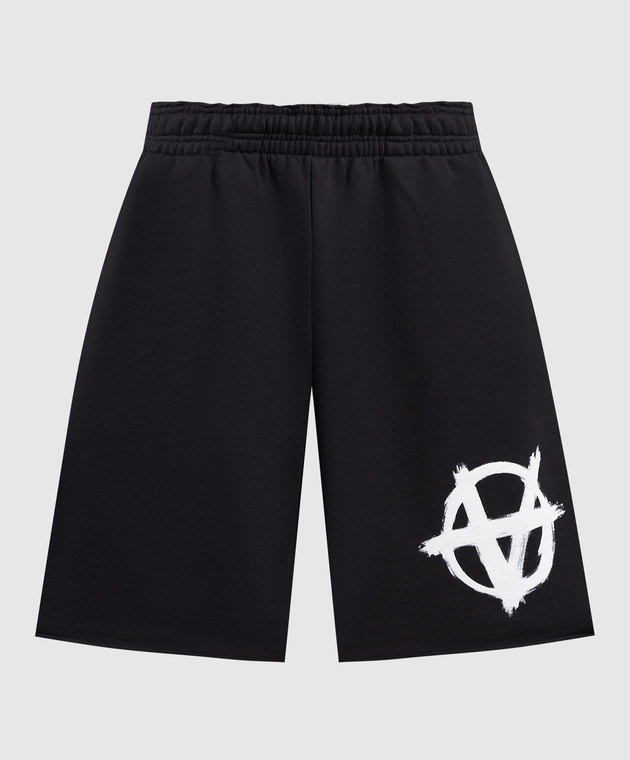 Vetements Черные шорты с логотипом UE63SP261B