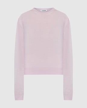 Jil Sander Рожевий светр з вовною, кашеміром та шовком J01GP0003J14501
