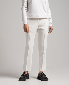 Ermanno Scervino Білі класичні штани D446P300ILM