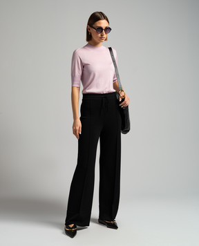 Jil Sander Розовый джемпер с кашемиром, шерстью и шелком. J01GP0004J14501