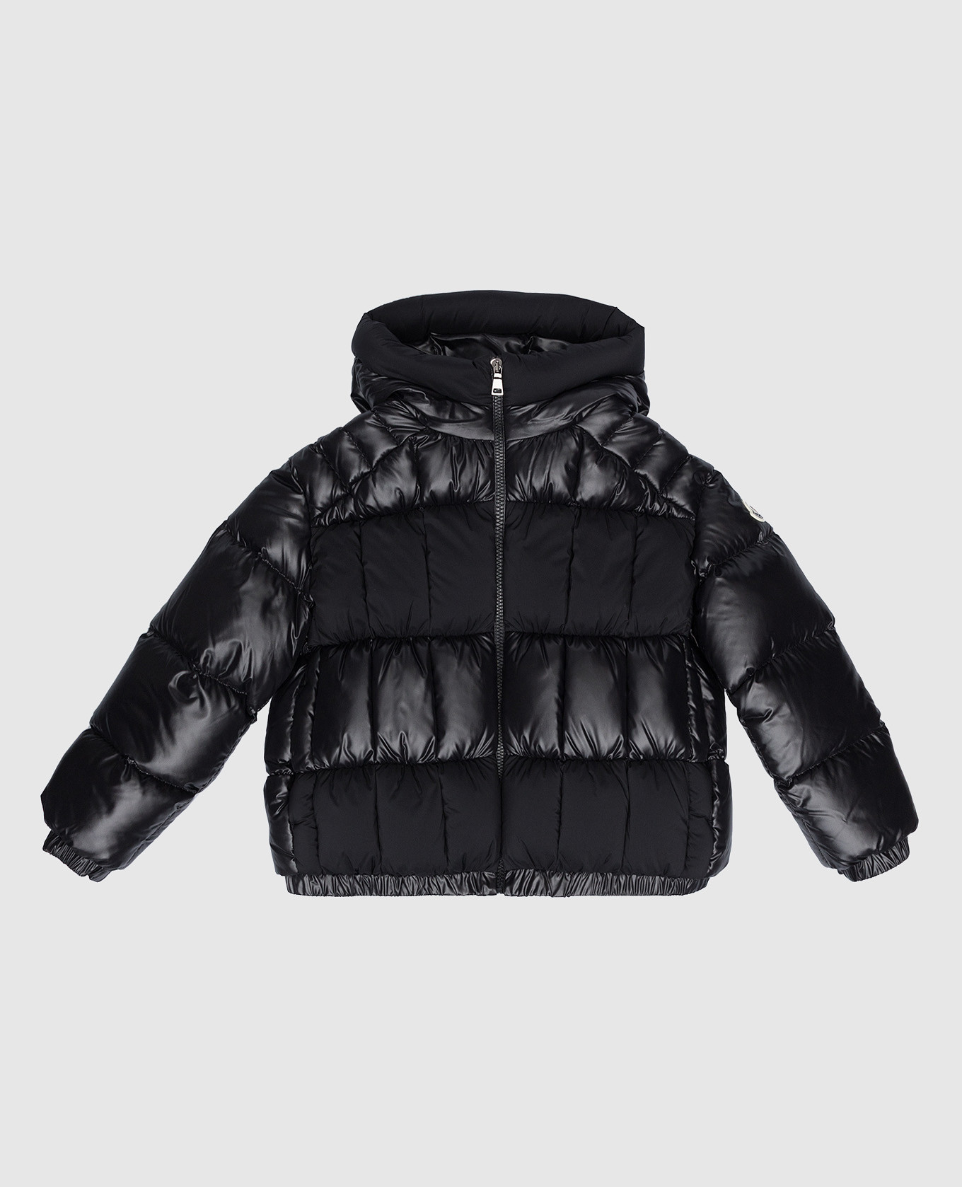 Moncler ENFANT - Rengin children's black down jacket with