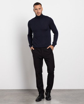 Cashmere&Whiskey Голубый гольф из шерсти, шелка и кашемира. MU8571318410R
