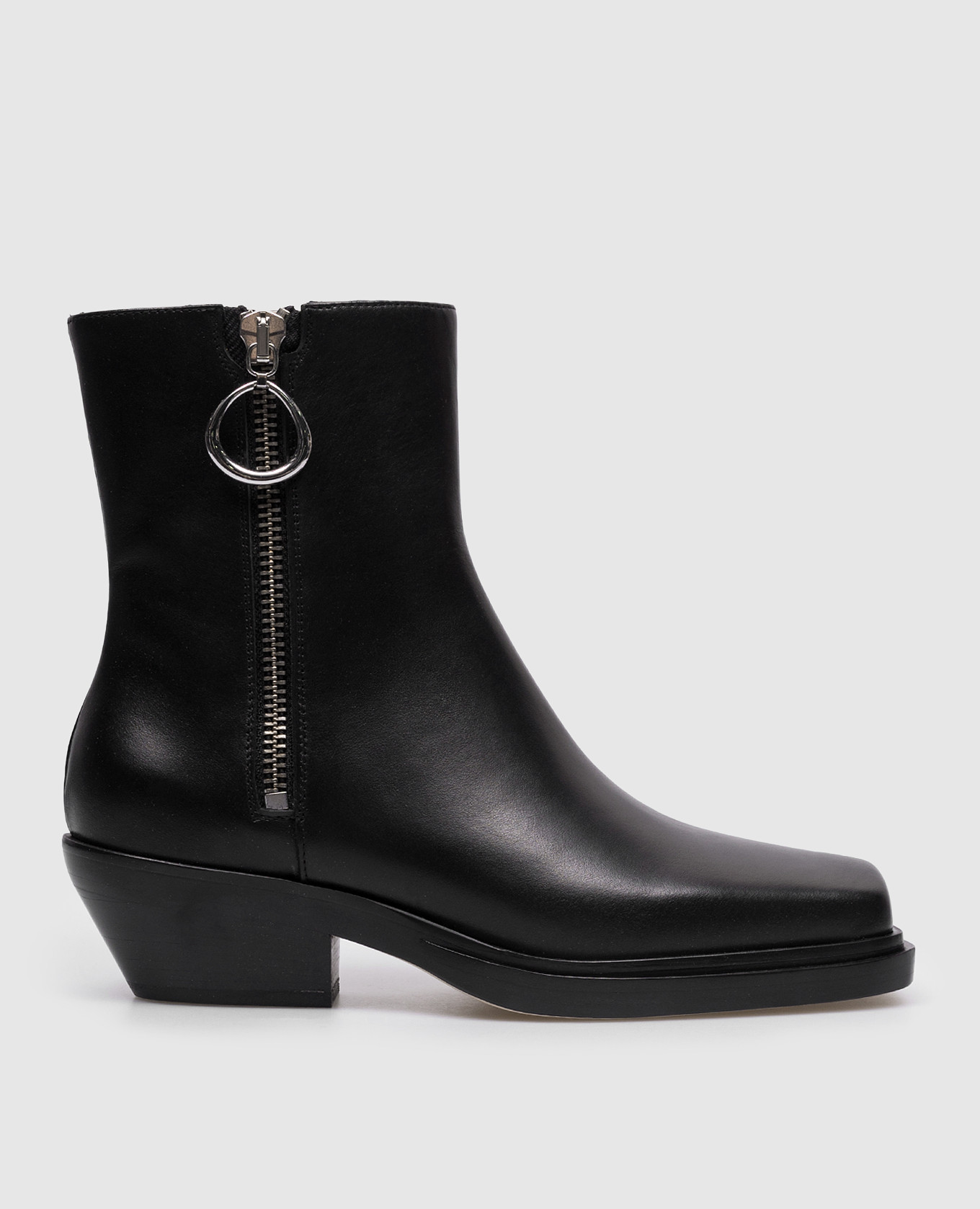 Dondup - Black leather boots WS282PL0457DXXX - buy with Netherlands ...