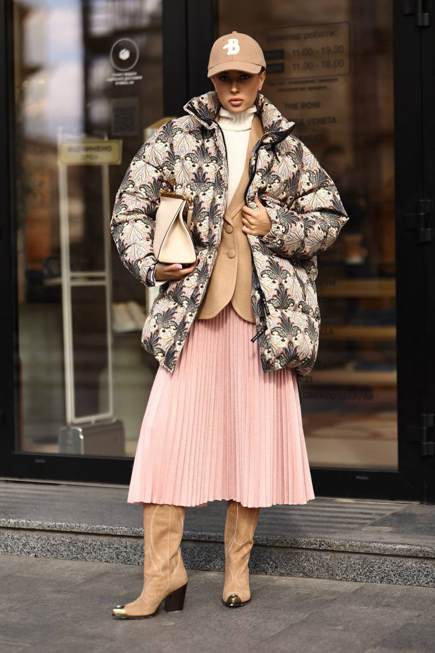 Etro Пуховик в узор пейсли D114555044 изображение 6