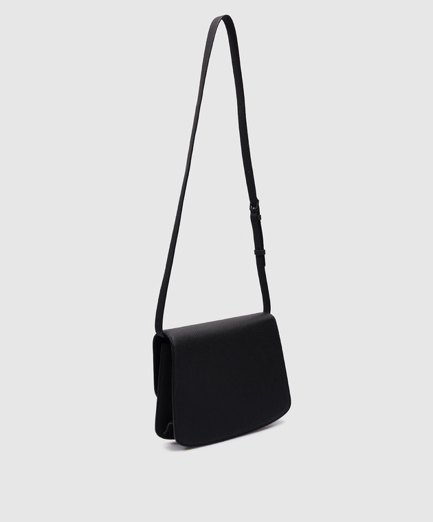 The Row Sofia black leather messenger bag W1503L133 image 3