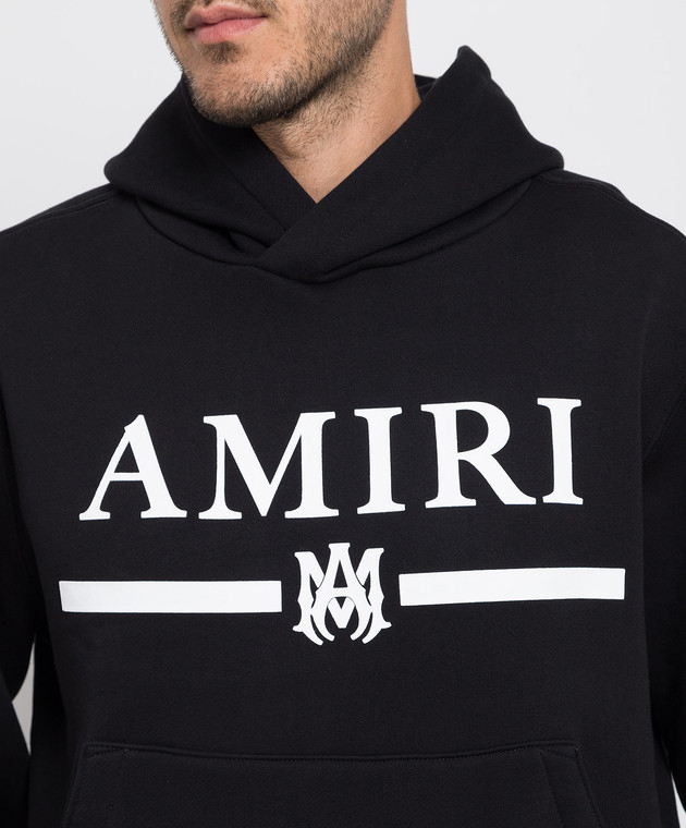 AMIRI Black hoodie with logo PXMJL004 image 5
