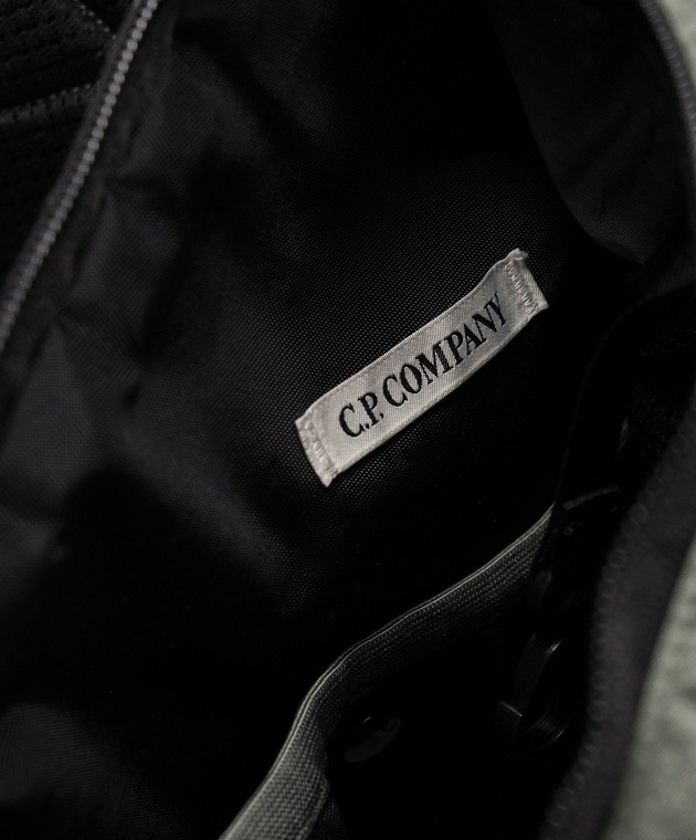 C.P. Company Зеленая сумка-слинг со шнуровкой MAC114A005269G изображение 4