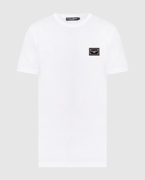 Dolce&Gabbana Белая футболка с логотипом G8PT1TG7F2I