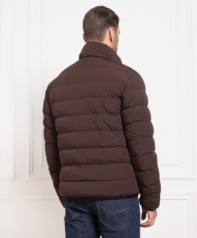 Mackage Коричневий пуховик Ruben з нашивкою логотипу RUBEN зображення 4