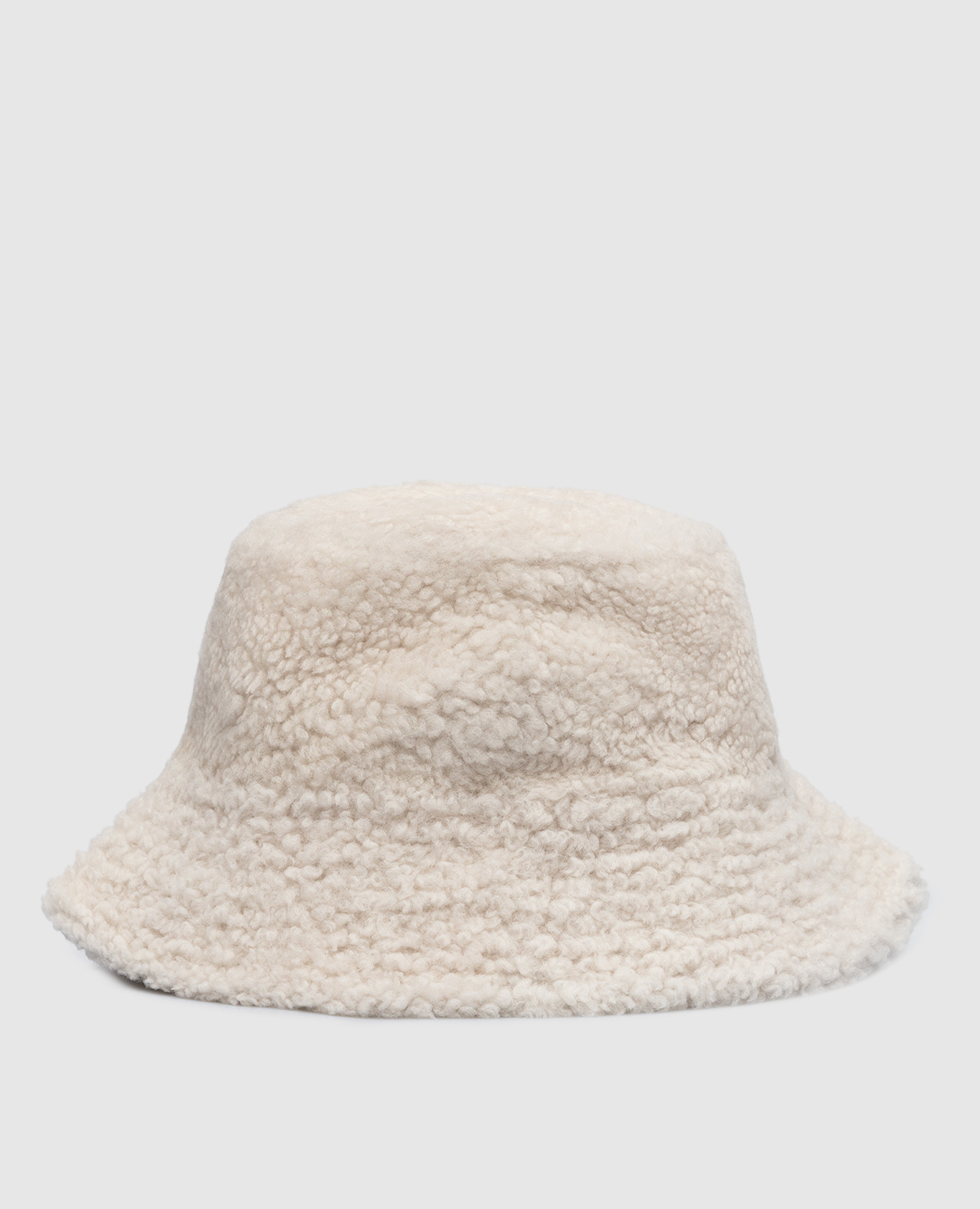 Light Beige Reversible Panama Hat