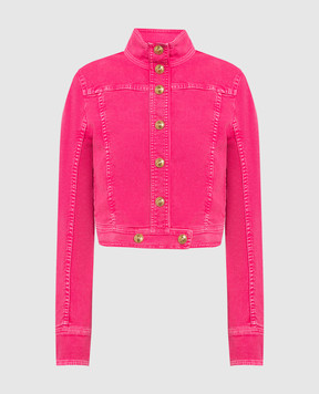 Versace Jeans Couture Pink denim jacket 74HAS404EW002M18