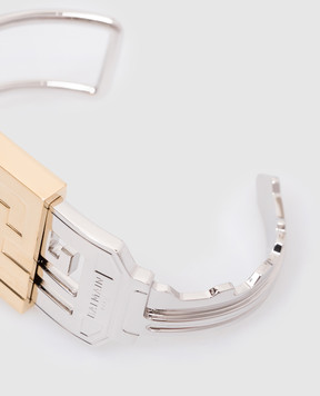 Balmain серебристый браслет KEY с логотипом CN1XH136MLTO