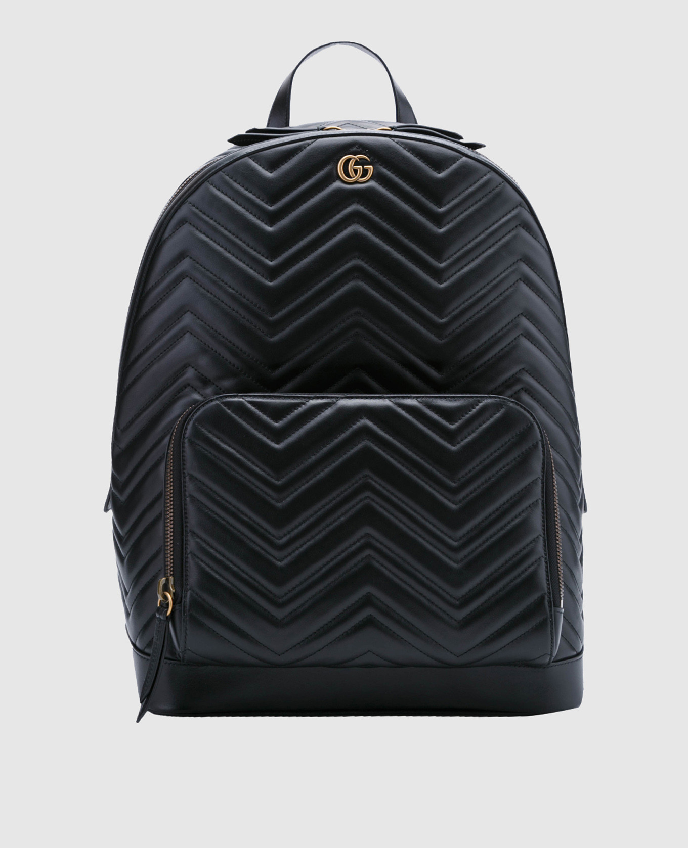 小物 GUCCI Gucci - Чорний шкіряний рюкзак Marmont 523405 купити в Symbol