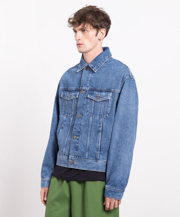 Ami alexandre shop mattiussi denim jacket