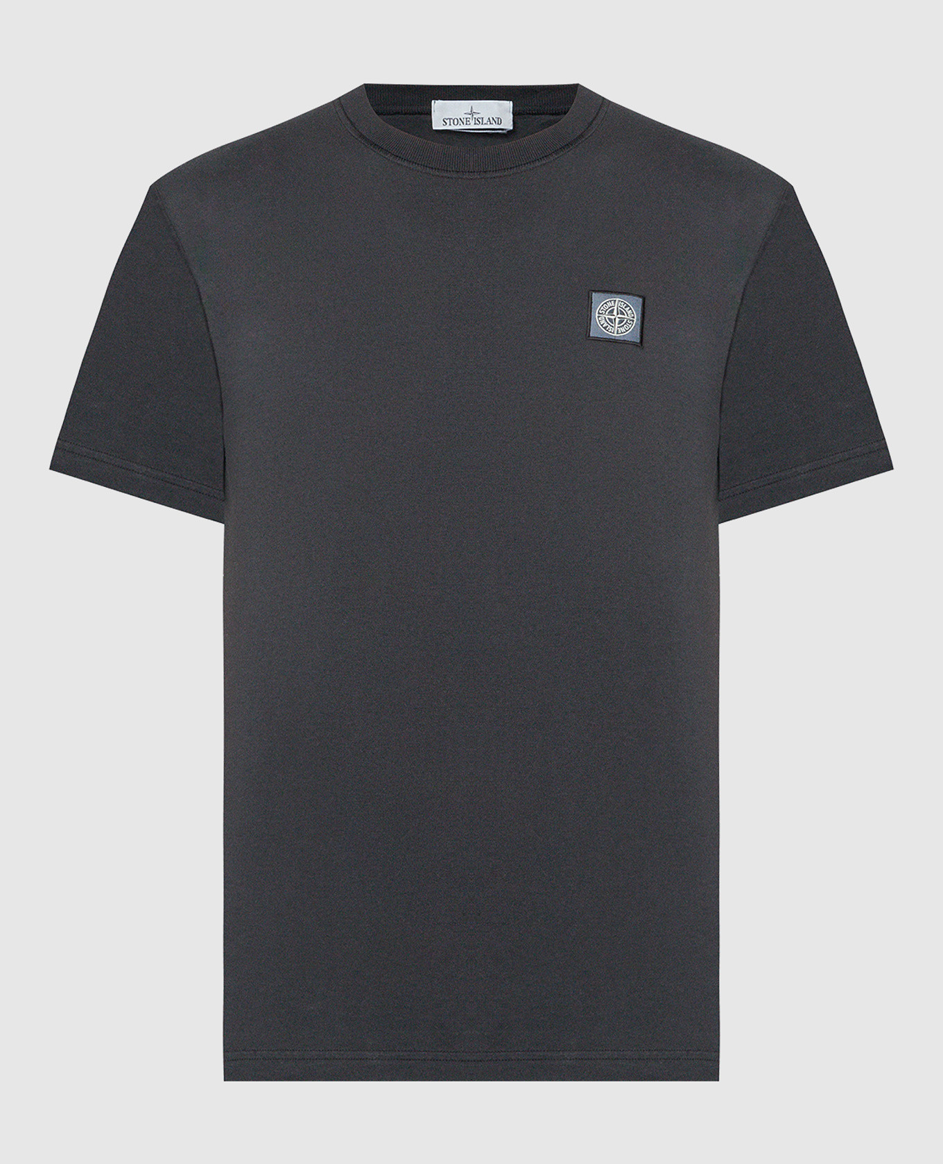 Black t-shirt with logo patch