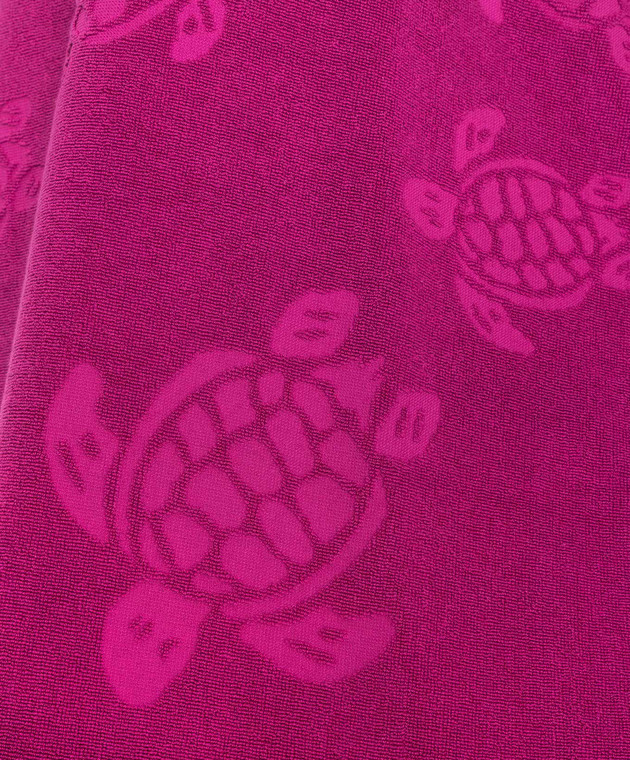 Vilebrequin Pink Santah towel in a pattern STHU1201w image 2