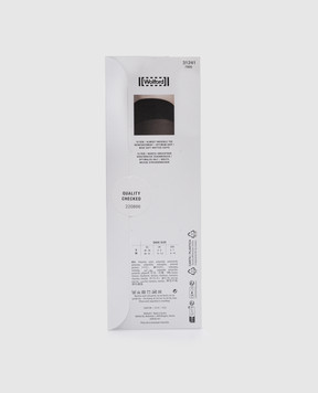Wolford Черные гольфы Individual 10 den Mat look 31241