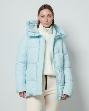 Mackage Голубой пуховик Freya-Tr с фактурной эмблемой логотипа FREYATR