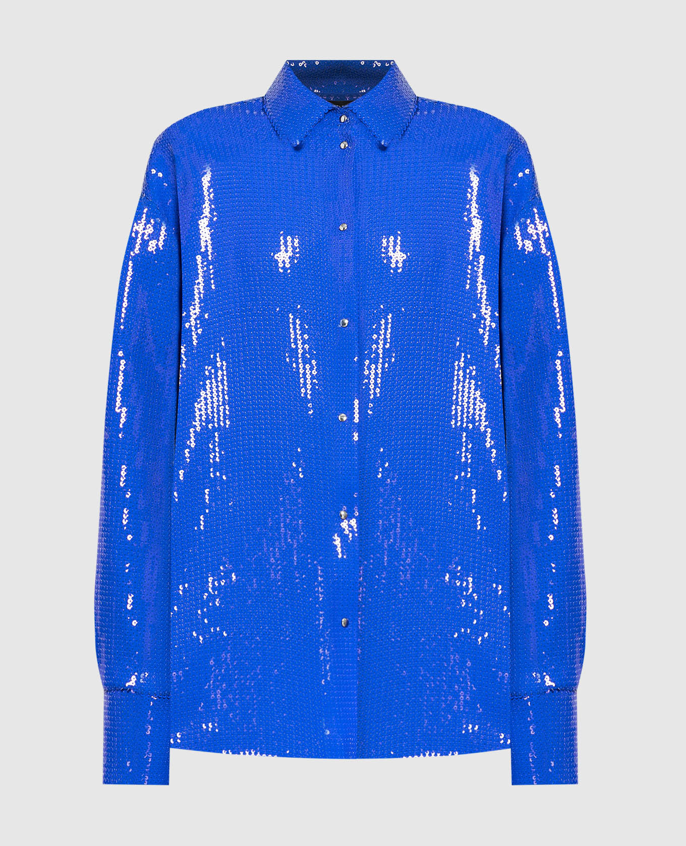 Blue shirt with sequins