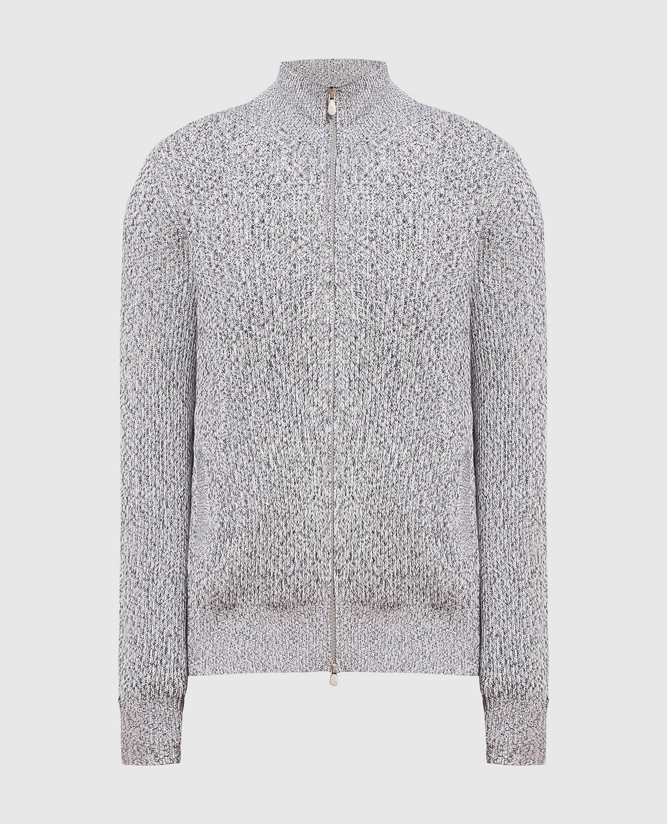 

Серый меланжевый кардиган, Кардиганы