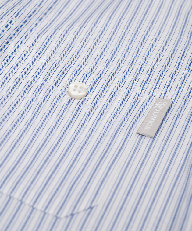 Stefano Ricci Children's white striped shirt YC003191LJ1707 image 3