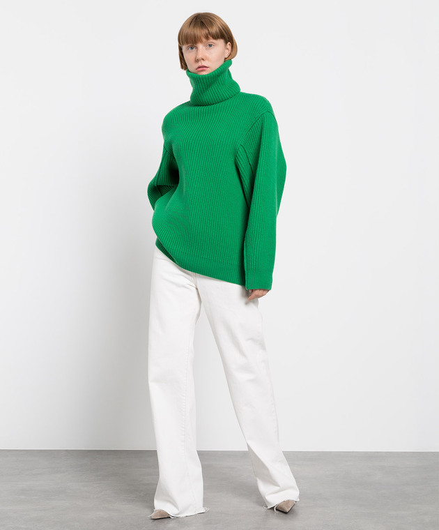 Philosophy di Lorenzo Serafini Зеленый свитер из шерсти A09215709 изображение 2