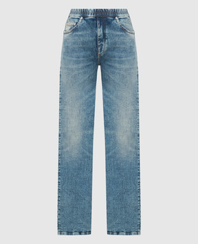 Heron Preston Сині джинси з ефектом потертості HWYB006F23DEN001