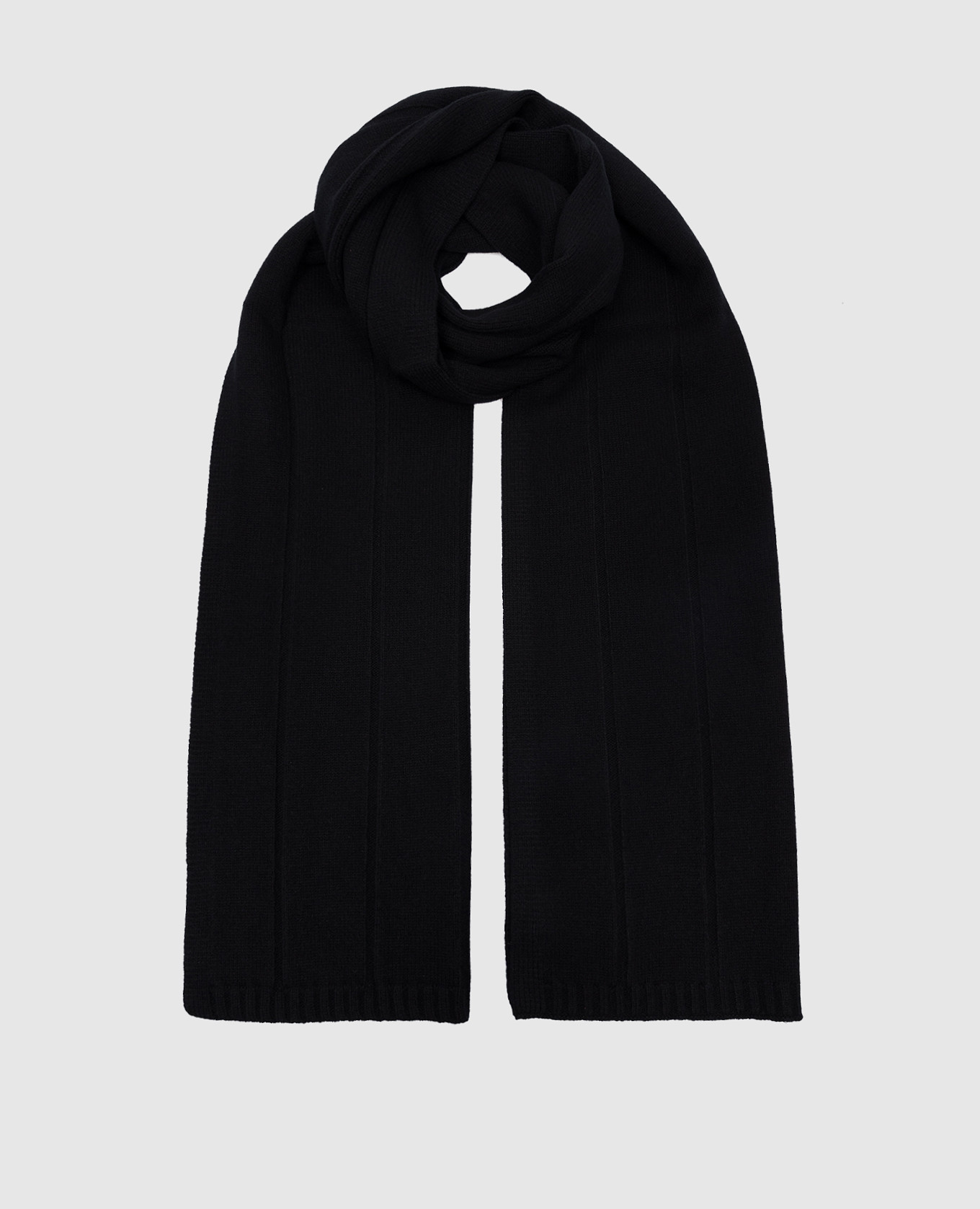 

Черный шарф из шерсти, Шарфы