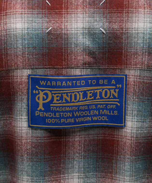 Maison Margiela Рубашка Pendleton в клетку S67DT0010S78038 изображение 5