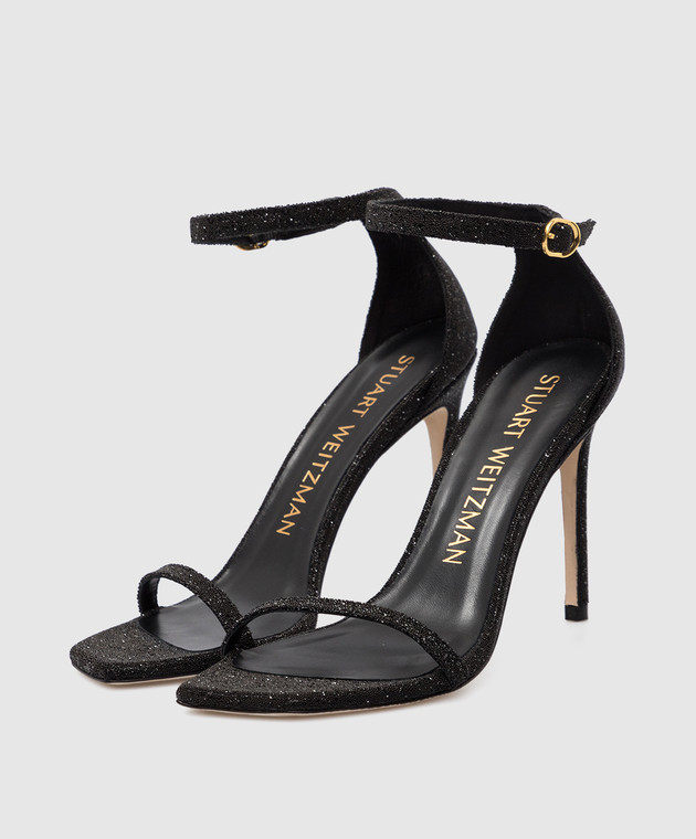 Stuart Weitzman Босоножки Nudistcurve 100 с кристаллами S6958 изображение 3