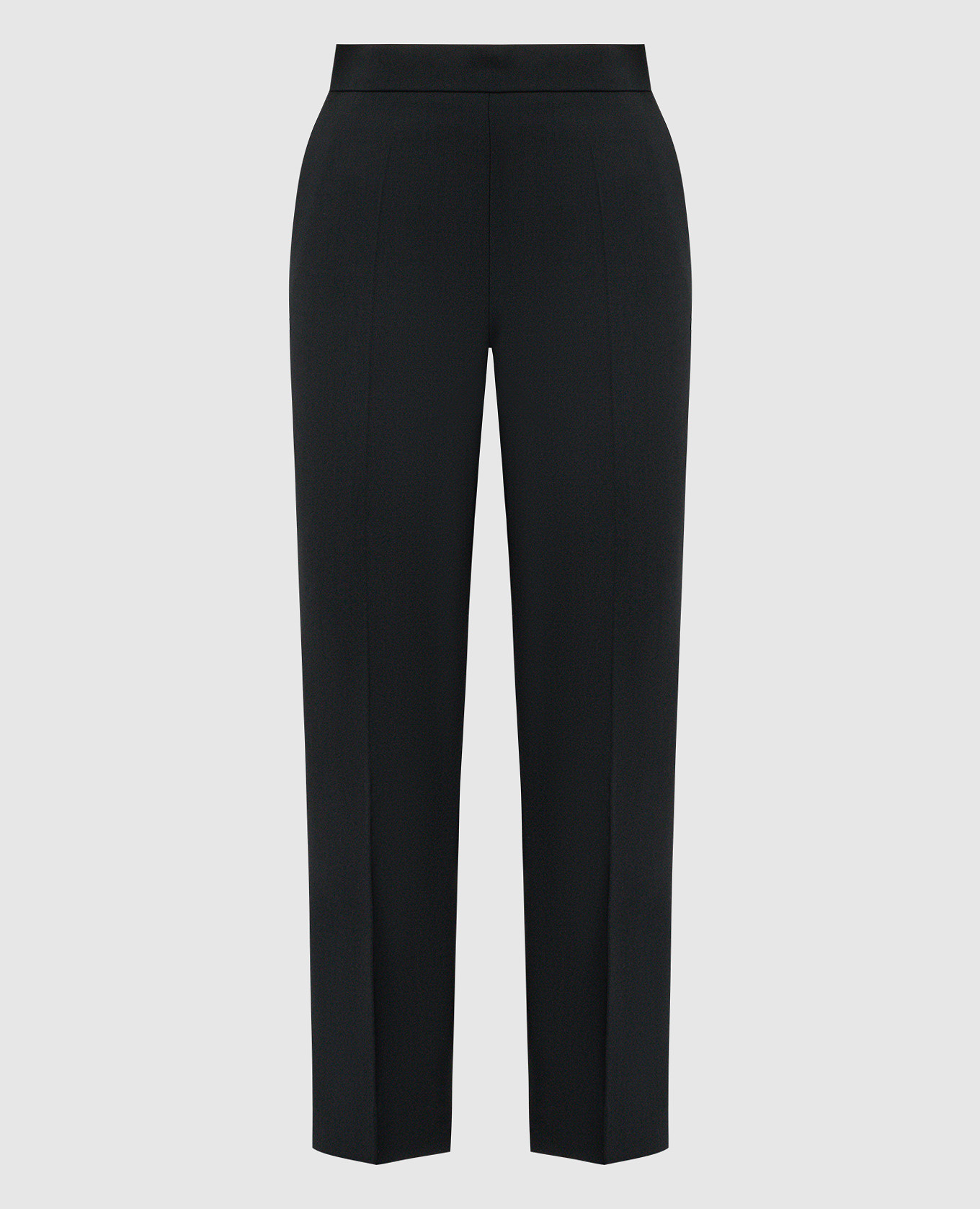 Черные укороченные брюки Nepeta из шерсти